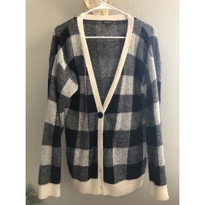 Gingham Cardigan
